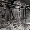 Huntly Castle.  Details - Stone Ornament (Lettering, etc)