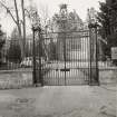 Dunkeld Cathedral, Wrought Iron Entrance Gates