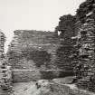 Castle of Old Wick, Showing repairs to Stonework 1961