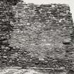 Castle of Old Wick, Showing repairs to Stonework 1961