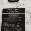 New Abbey Corn Mill.  Civic Trust Award Ceremony 29.5.85 AM DH 29.5.85