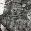 Spynie Palace Progress on Wallhead of Tower in Chimney
