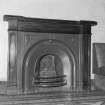 Carstairs House, interior.
Detail of fireplace in North central lobby, ground floor.
