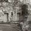 Ravenscraig Castle Paving Layout etc. Southside of Main Block