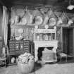 Kinlochmoidart House. Hall, detail of fireplace