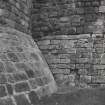 Rothesay Castle Investigation of Splayed Base 1965-66 Photos .Feb1966