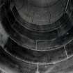 Image from photo album titled 'Braehead Oil Conversion', Chimney lining (inside view)