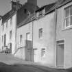 View of front elevation of 5 Water Wynd, Pittenweem, from south.