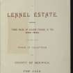 Estate Exchange. Lennel.  No 1490.  Sale brochure 
