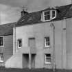 View of front elevation of 34-35 Mid Shore, Pittenweem. 