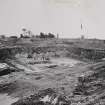 Image from photo album titled 'Longannet', Gen. Station No. 387, Excavations for C.W. Pumphouse looking South-East