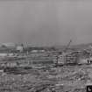 Image from photo album titled 'Longannet', Gen. Station No. 454, Main Building Foundations (viewed from East Road) pan view 3. Looking North-West