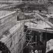 Image from photo album titled 'Longannet', Gen. Station No. 611, No. 3 T/A Foundations (looking South) pan view No. 1