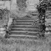 View of steps, Old Churchyard, Eyemouth.