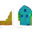 Auchenharvie Beam Engine House: DEM visualisations of internal elevations

