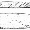 Archaeological excavation, Scanned image of broken whetstone (SF 010), Grantown Road, R2, Forres