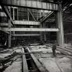 Image from untitled photo album, Boiler House Basement - Drums Supporting Beams on Site