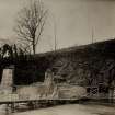 Image from photo album titled 'Stonebyres', Showing Weir & Intake Works