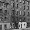 General view of 22-24 Charles Street, Edinburgh, with three children.