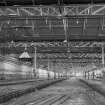 Glasgow, Carlisle Street, Cowlairs Works; 
Interior,General view showing extractor hoods