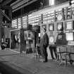 Bellshill, Clydesdale Street, Clydesdale Tube Works, interior
View showing control panel in open hearth melting shop