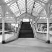 Gleneagles Railway Station.
View looking SSW up central staircase at Gleneagles Station.
