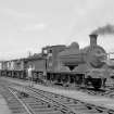 Bathgate, Upper Station.
View showing coal train with J36 locomotive on track near station
