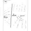 Scanned image of rock art location sketch, from Scotland's Rock Art Project, Ardifuir 11, Kilmartin, Argyll and Bute