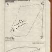 Scanned image of rock art panel sketch, from Scotland's Rock Art Project, Carnassarie Farm 8, Kilmartin, Argyll and Bute