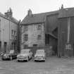 View of rear of 13-15 South Street, Bo'ness, from NE.