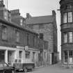 View of corner of Scotland's Close and Waggon Road, Bo'ness, from S.