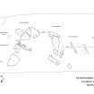 Scanned image of rock art panel sketch, Scotland's Rock Art Project, Drumtroddan 8-13, Dumfries and Galloway