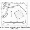 Publication plan of Easter Cadder Roman temporary camp.