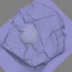Snapshot of 3D model, Scotland's Rock Art Project, Urchany 4, Highland