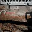 Watching brief photograph, Direction facing N, S facing section of trench, Yardheads and Cables Wynd, Leith