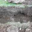 Watching brief photograph, Direction facingn S, N facing section of trench, Yardheads and Cables Wynd, Leith