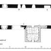 Publication drawing; Kinfauns church, phased plan