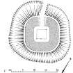 Publication plan; Roman watch-tower, Black Hill, Meiklour. 