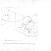 RCAHMS survey drawing, Galtrigall township (sheet 2)