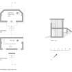 WWII Battery Observation Post, plans and section