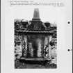 Notes and photographs relating to gravestones in Canongate Churchyard, Edinburgh, Midlothian.

