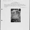 Photographs and research notes relating to graveyard monuments in Kirkinner Churchyard, Wigtownshire. 
