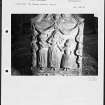 Photographs and research notes relating to graveyard monuments in Stobo Churchyard, Peeblesshire. 
