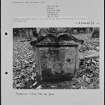 Photographs and research notes relating to graveyard monuments in Cadder Churchyard, Lanarkshire. 
