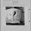 Photographs and research notes relating to graveyard monuments in Carnwath Churchyard, Lanarkshire. 
