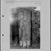 Photographs and research notes relating to graveyard monuments in Carnwath Churchyard, Lanarkshire. 
