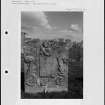Photographs and research notes relating to graveyard monuments in Kilkerran Churchyard, Argyllshire and Bute. 

