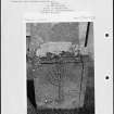 Photographs and research notes relating to graveyard monuments in Kilkerran Churchyard, Argyllshire and Bute. 
