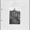 Photographs and research notes relating to graveyard monuments in Gordon Churchyard, Berwickshire.
