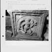 Photographs and research notes relating to graveyard monuments in Hutton Churchyard, Berwickshire.